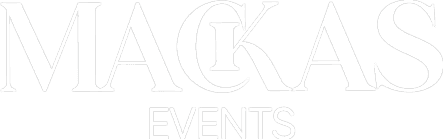 Mersin'in önde gelen organizasyon firması Mackas Events'in Logosu.
